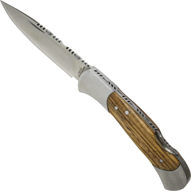 Haller Tame Τσέπης Μαχαίρι Stahlbacken Zebraholz, 440rsf 40414