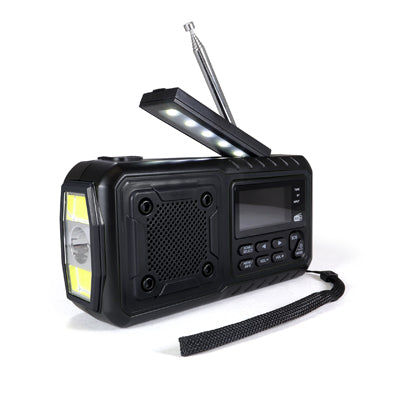 Origin Outdoors Crank Multi Ραδιόφωνο DAB+ 4000 mAh, μαύρο