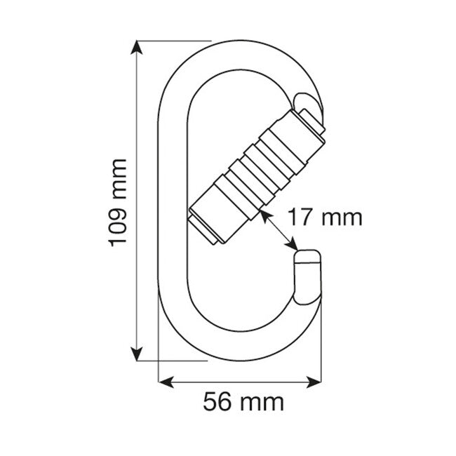 CAMP Steel Oval Pro Καραμπίνα 3Lock
