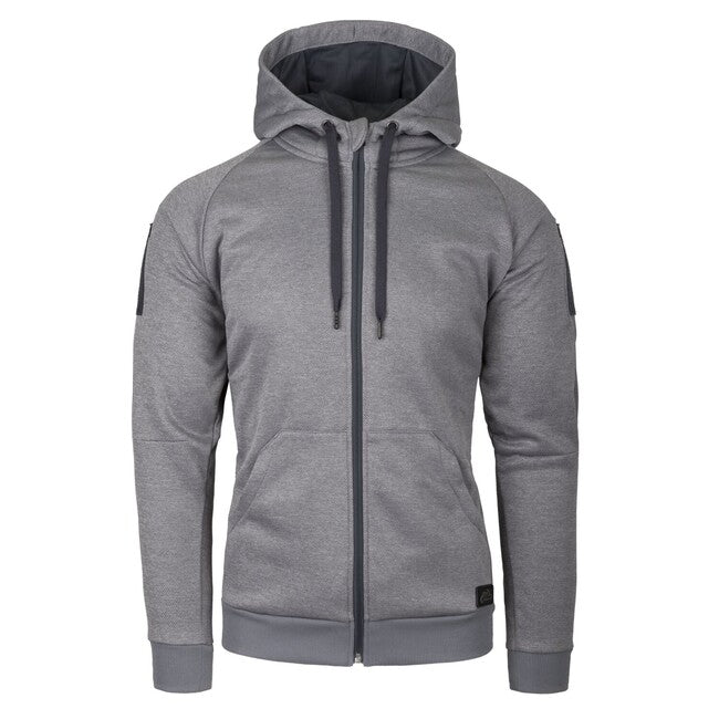 Helikon-Tex URBAN TACTICAL Φούτερ με Κουκούλα FullZip, Melange Grey