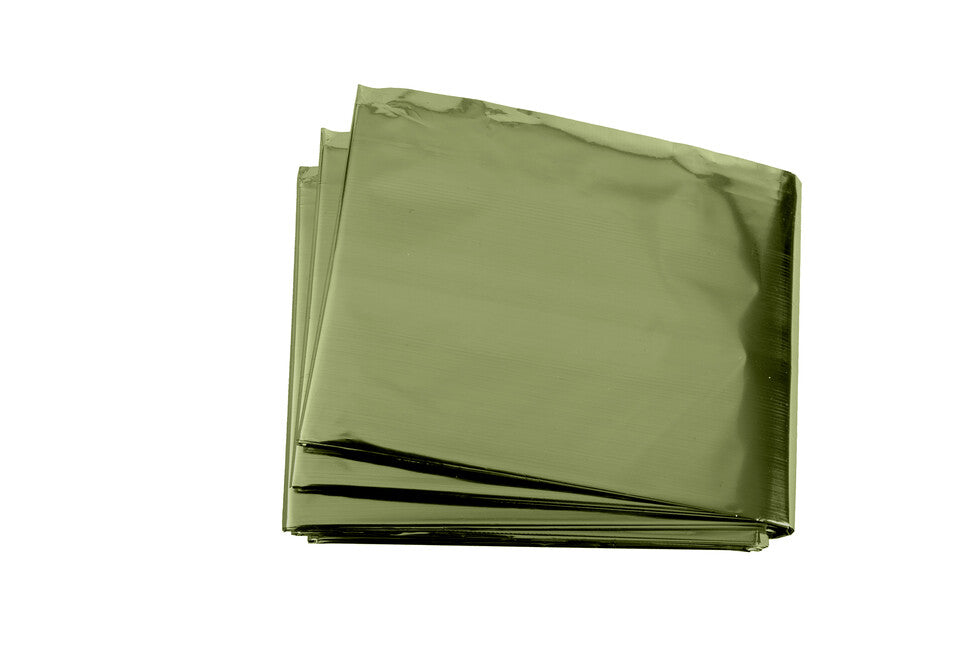 Origin Outdoors Κουβέρτα Επιβίωσης XL, λαδί-ασημί