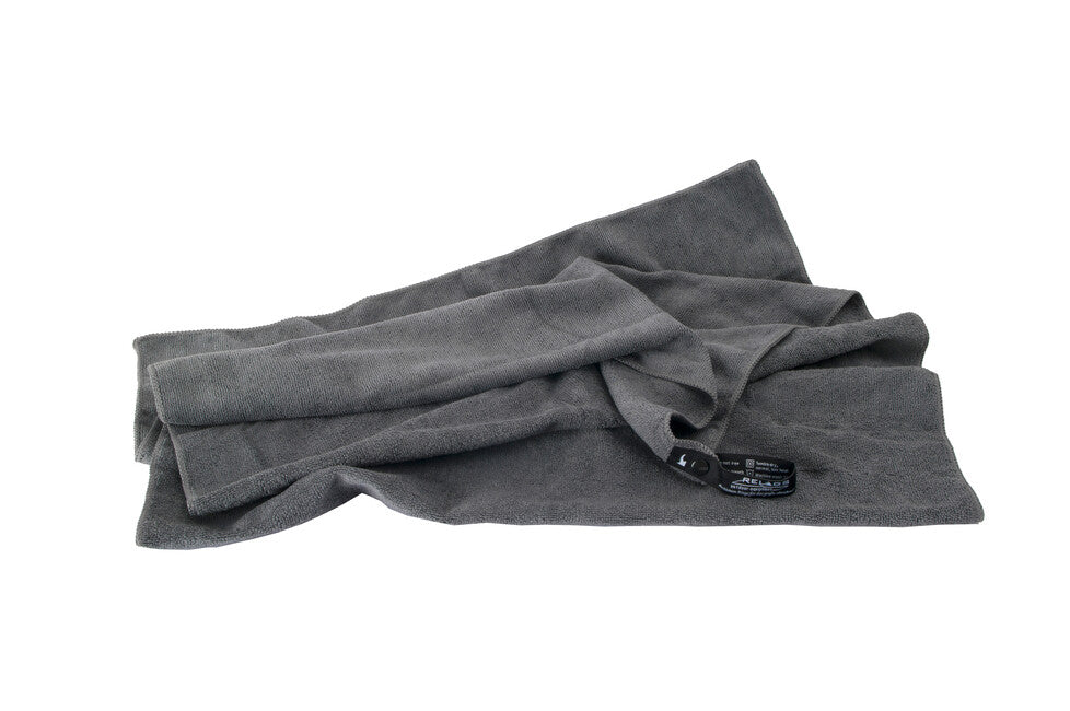 BasicNature Πετσέτα Terry 60 x 120 cm, γραφίτη