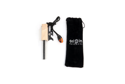 Origin Outdoors Firesteel Κροταλιστικός Σταθμός 2 σε 1, καφέ