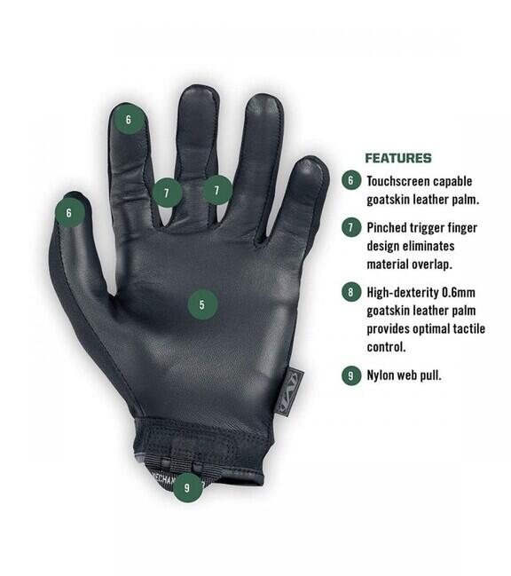 Mechanix Wear Breacher Γάντια Nomex®, μαύρο