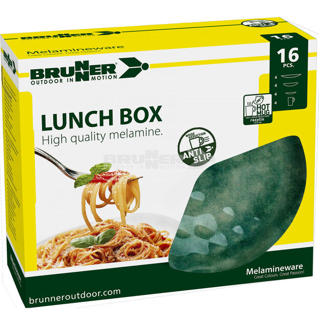 Brunner Lunch Box Venetian Σετ Σκευών Camping, πράσινο