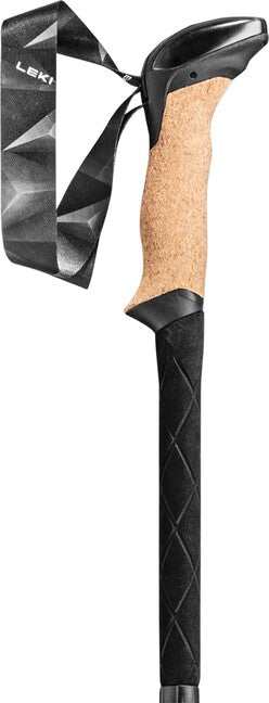 LEKI Black Series FX Carbon Ραβδοί Trekking, Μαύρο-Διάφανο-Φυσικό Ανθρακικό, 110 - 130 cm