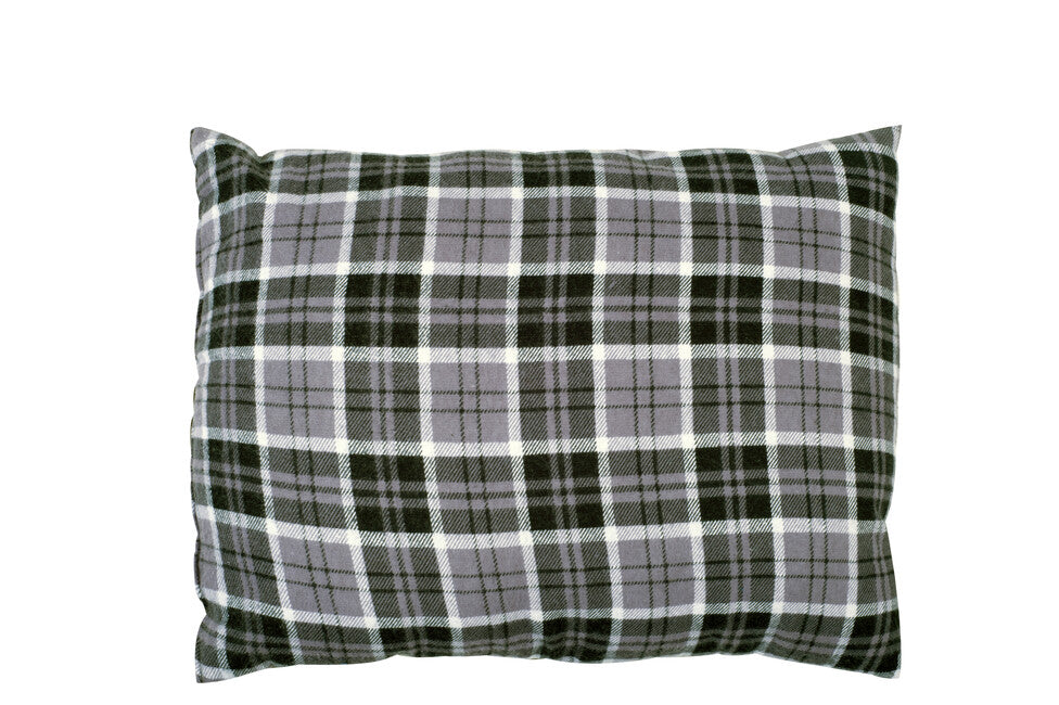 BasicNature Comfort Μαξιλάρι Ταξιδίου Καρό