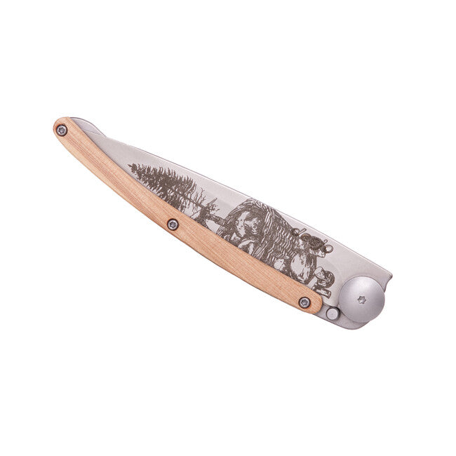 Deejo Tattoo Μαχαίρι Πτυσσόμενο Wood Mushroom