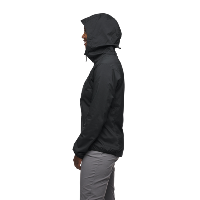 Black Diamond Alpine Start Insulated Hoody μπουφάν softshell γυναικείο, μαύρο
