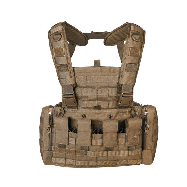 Tasmanian Tiger RIG MKII chest rig s bočnými vreckami, coyote