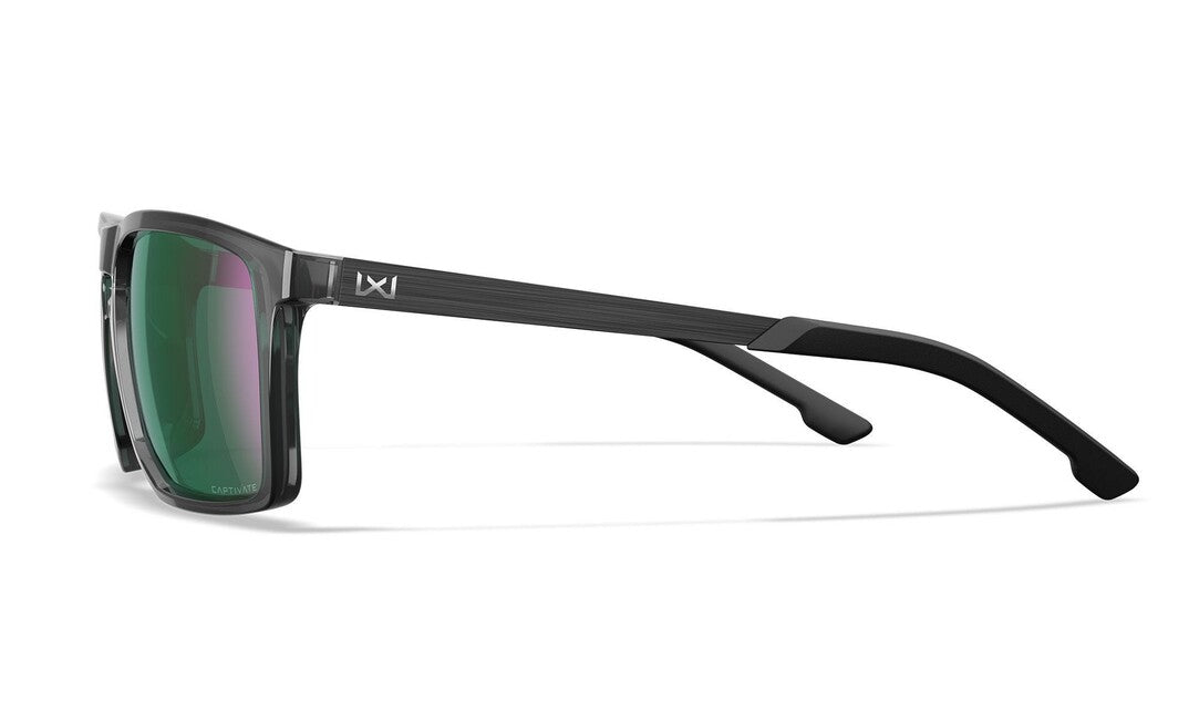 Wiley X Axe Γυαλιά Ηλίου Captivate Polarized Green Mirror/ Gloss Crystal Grey