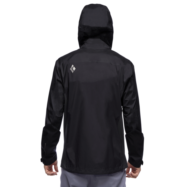 Black Diamond Stormline Stretch Rain Shell αδιάβροχο μπουφάν ανδρικό, μαύρο