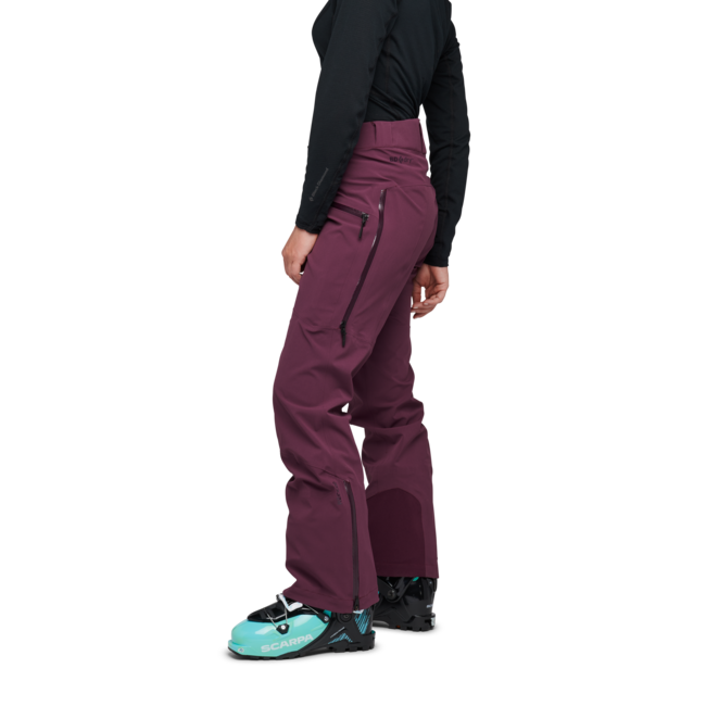 Black Diamond Recon Stretch Ski παντελόνι σκι γυναικείο, blackberry