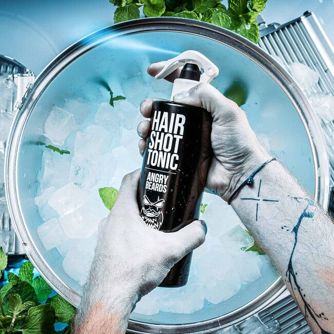 ANGRY BEARDS Hair Shot tonik za lase, 100 ml