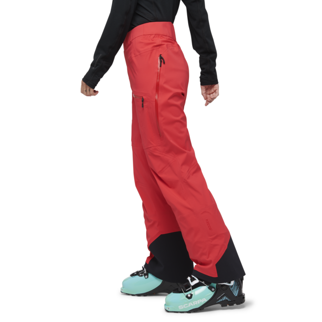 Black Diamond Recon Lt Stretch παντελόνι γυναικείο, κοραλί κόκκινο
