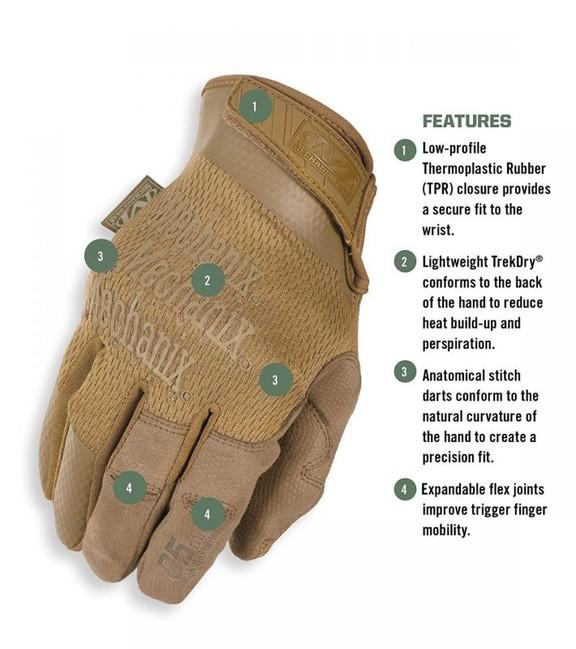 Mechanix Wear Specialty 0,5 γάντια, Coyote