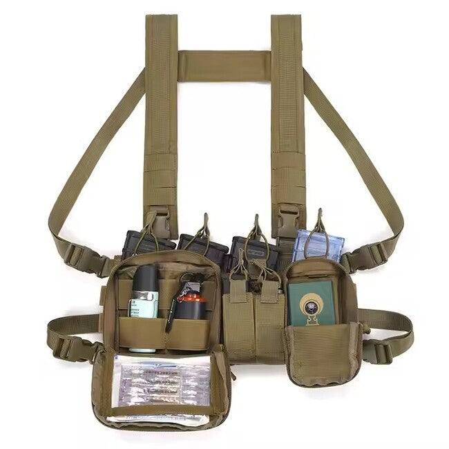 DRAGOWA Tactical Recon θώρακας θήκης, λαδί