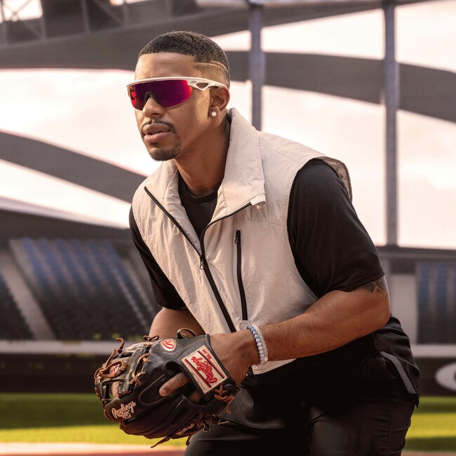 Oakley SPHAERA Γυαλιά Ηλίου με σκελετό Matte White και φακούς Prizm Field, 36