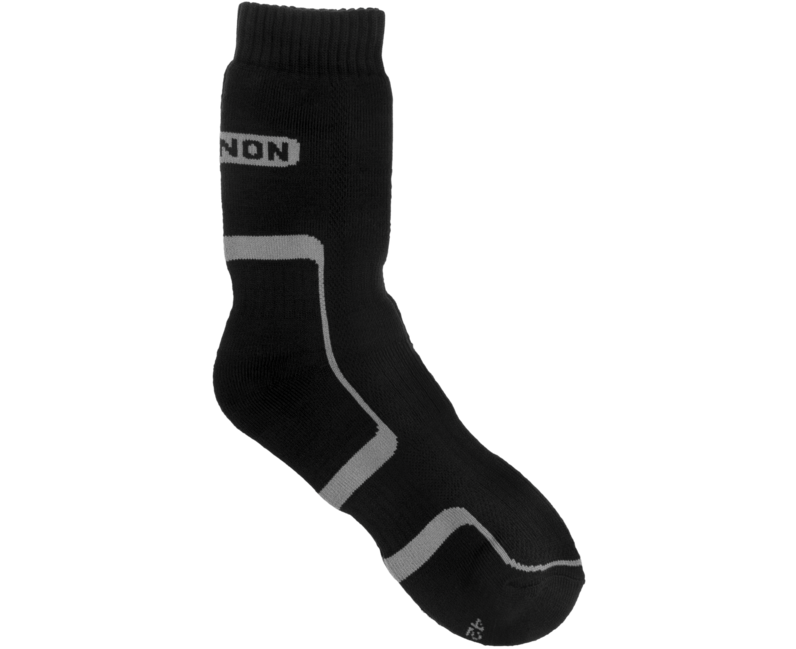 BENNON TREK SOCK κάλτσες trekking, μαύρο/γκρι