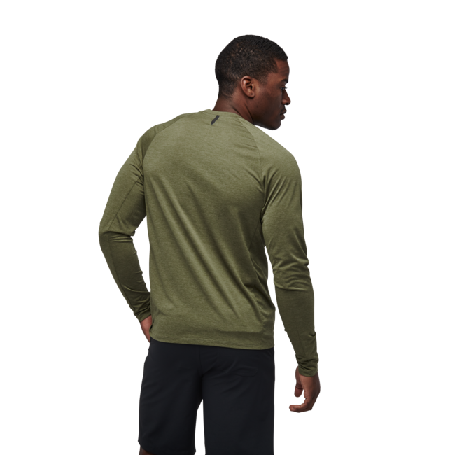 Black Diamond Lightwire Tech Μπλουζάκι Ανδρικό με Μακρύ Μανίκι, Crag Green
