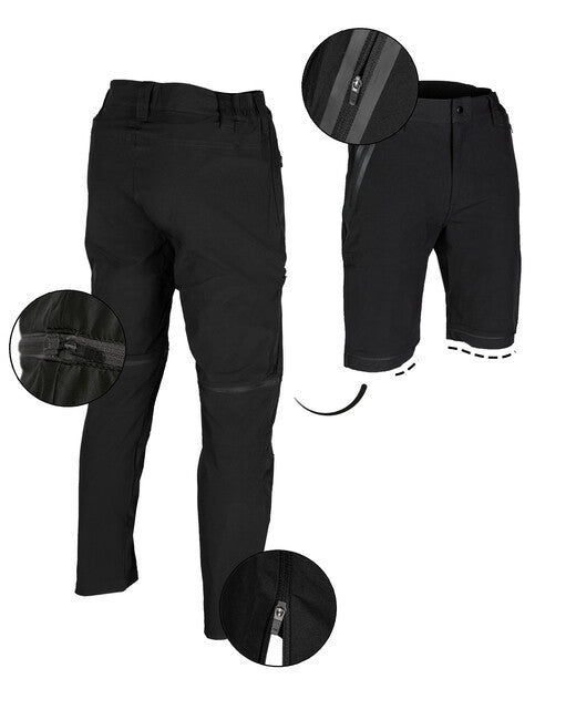Mil-Tec PERFORMANCE ZIP-OFF παντελόνι, μαύρο