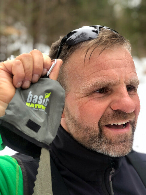 BasicNature Mini Towel Πετσέτα ταξιδίου υπερμαλακή από μικροΐνα, S, ελιά