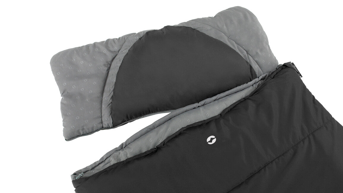 Outwell Contour Υπνόσακος Αριστερός, μαύρο ημερονύχτιο