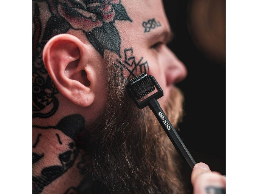 Angry Beards Roller & Doping Set για την ανάπτυξη γενειάδας και μουστακιού