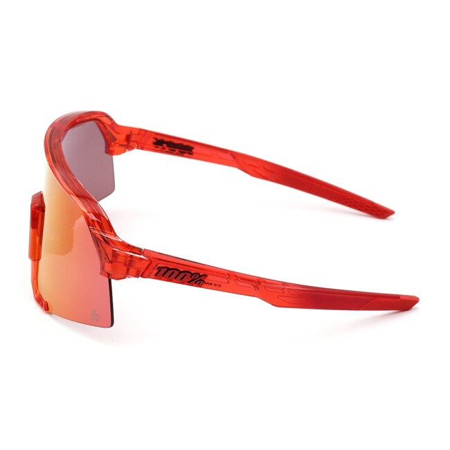 100% S3 LE Γυαλιά Ηλίου, Gloss Translucent Red, Hiper Red Mirror - Peter Sagan