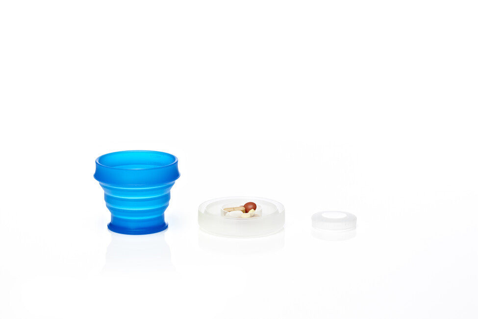 Humangear Go Cup Σκληρό Κύπελλο Ταξιδίου Πτυσσόμενο, Μπλε, 118 ml