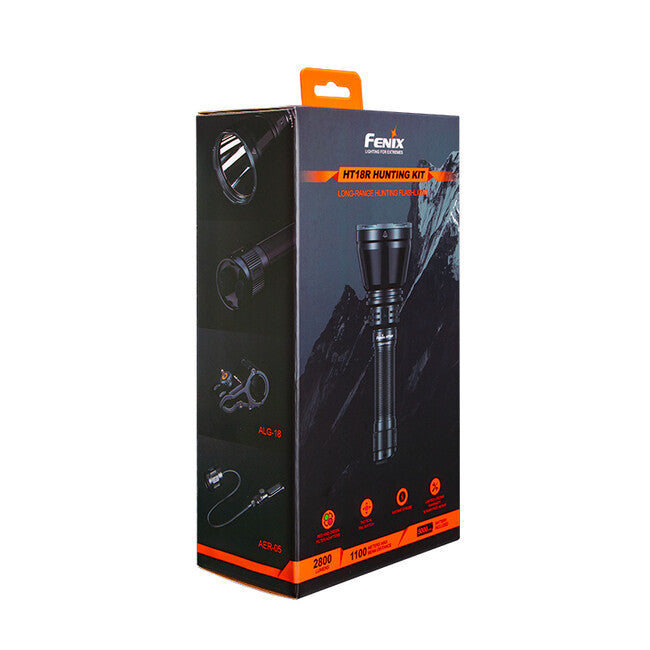 Fenix HT18R Σετ Φακού Κυνηγετικού με Καλωδιακό Διακόπτη AER-05 και Στήριγμα Όπλου ALG-18 Kit