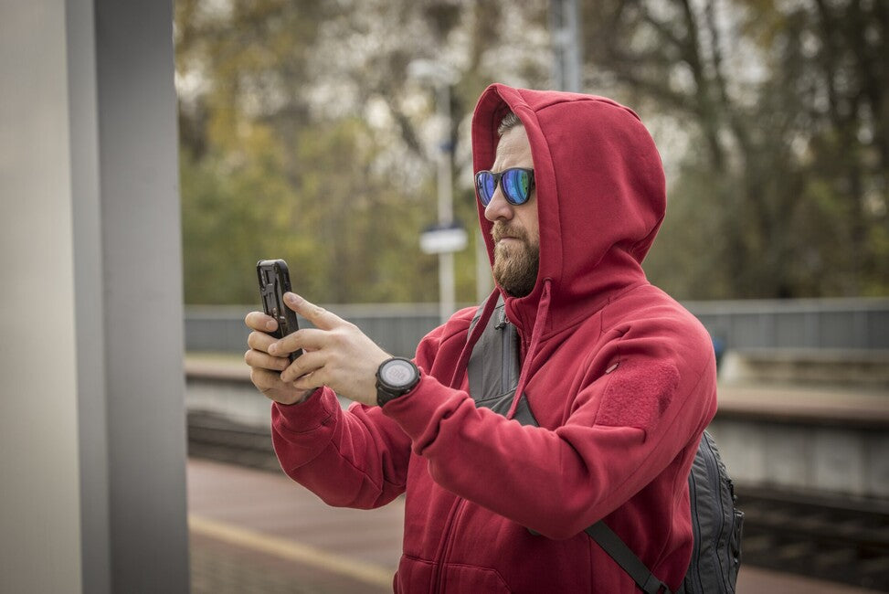 Helikon-Tex Φούτερ με Κουκούλα Tactical FullZip, Μπλε
