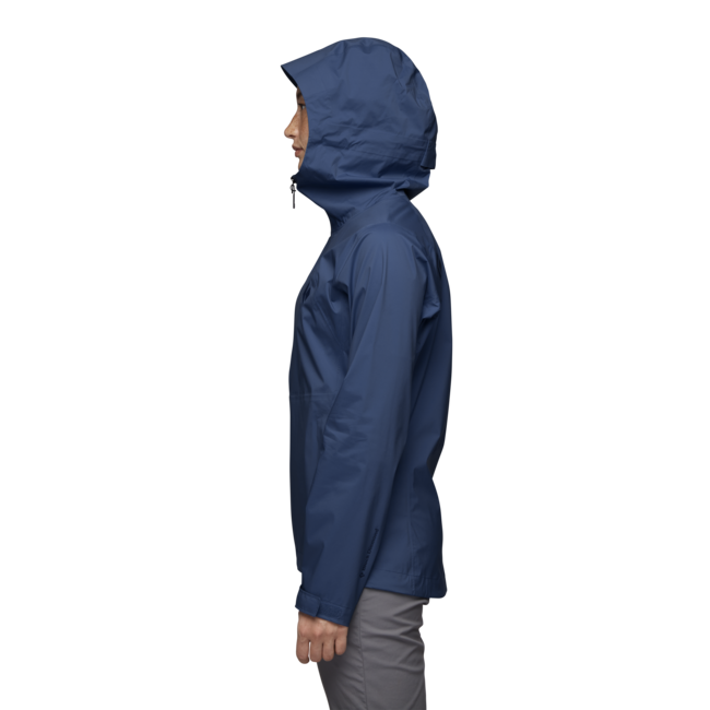 Black Diamond Stormline Stretch Rain Shell αδιάβροχο μπουφάν γυναικείο, ink blue
