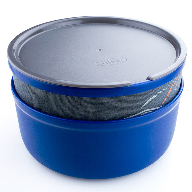 GSI Outdoors 591 ml Σετ Μπολ και Κούπα Μονωμένο με Νεοπρένιο, Μπλε
