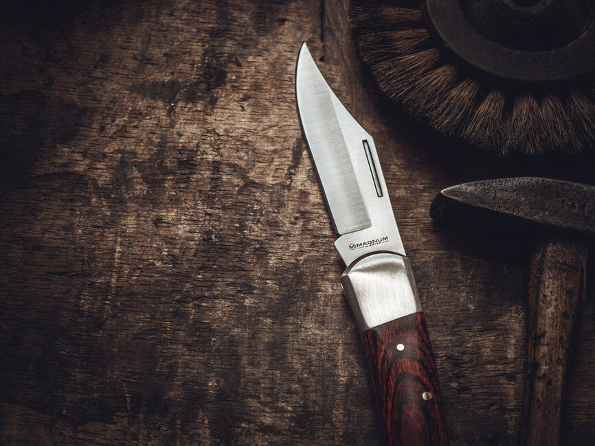 BÖKER® Magnum Craftsman 2 Τσέπης Μαχαίρι, Ξύλο Pakka, 9,8 cm