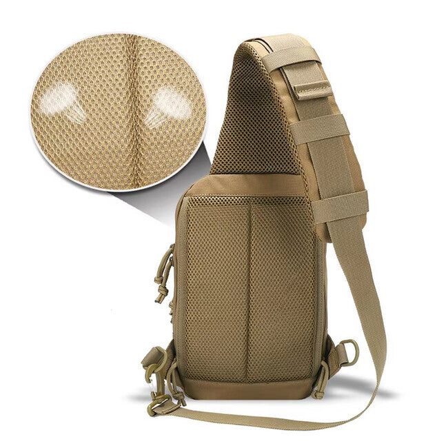 DRAGOWA TACTICAL Mike σακίδιο πλάτης μονής λωρίδας, χακί