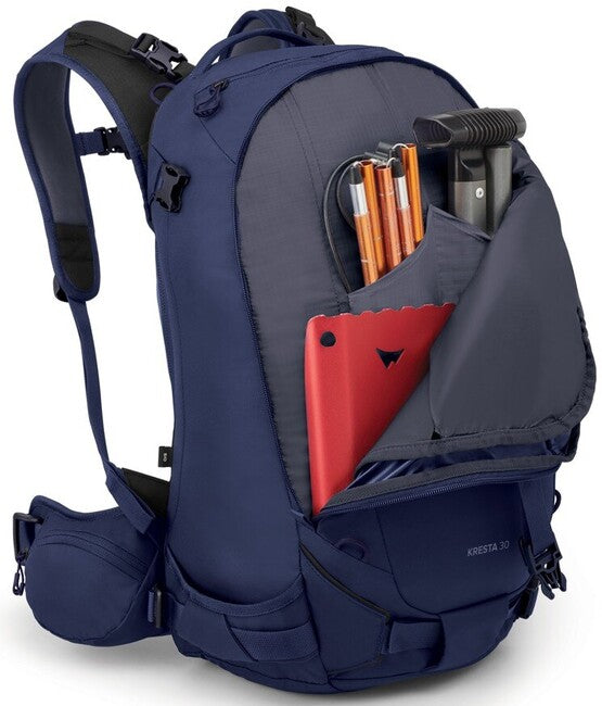 OSPREY Kresta 30 σακίδιο πλάτης ski touring, σκούρο μπλε χειμώνα