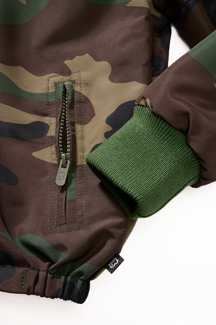 Brandit Frontzip Windbreaker Μπουφάν παιδικό, woodland