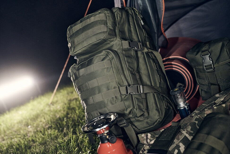 Brandit US Cooper Medium σακίδιο πλάτης 25L, darkcamo
