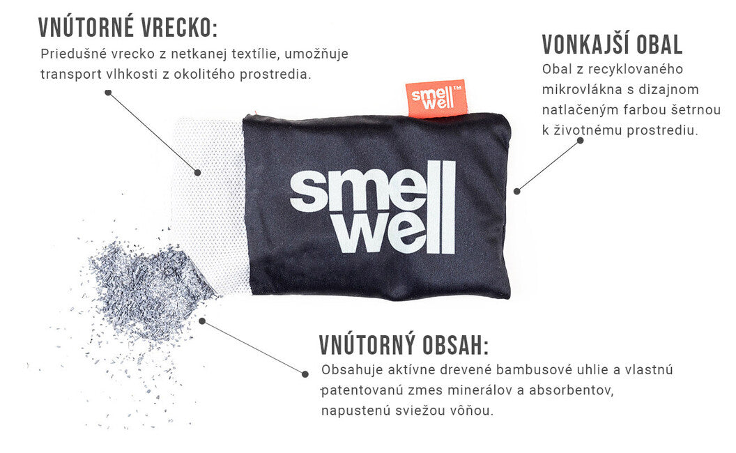 SmellWell Active XL viacúčelový deodorizér, Camo Grey