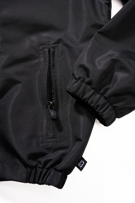 Brandit Summer Frontzip Windbreaker Μπουφάν Παιδική, Μαύρο