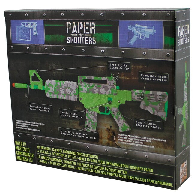 PAPER SHOOTERS Green Spit Αναδιπλούμενο Σετ Όπλου