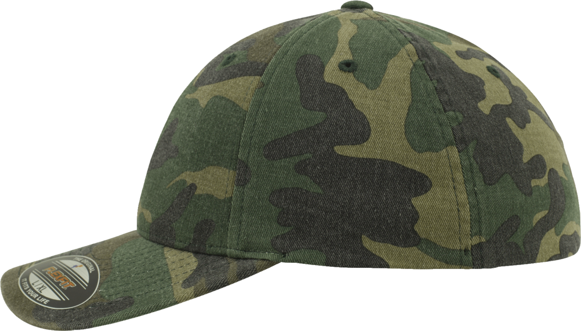Brandit Flexfit Garment Camo Καπέλο με Επιλογή Πλύσης, Woodland