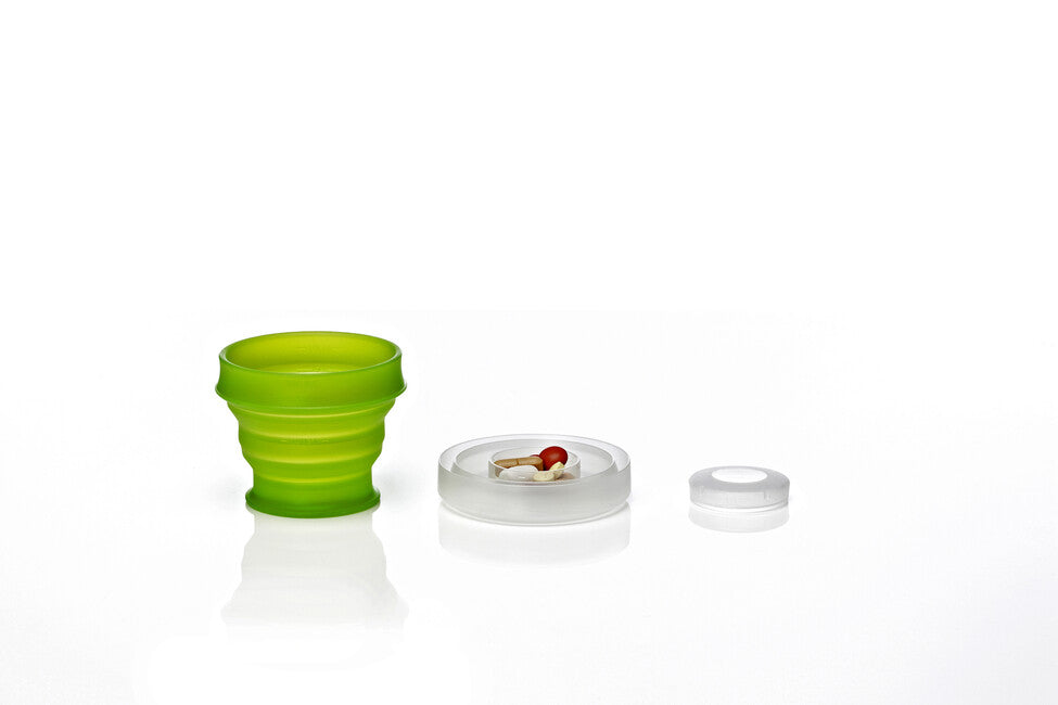 Humangear Go Cup Πτυσσόμενο Κύπελλο Ταξιδίου Υγιεινικό Συσκευάσιμο GoCup, Πράσινο, 118 ml