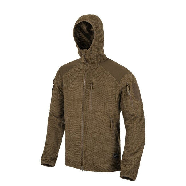 Helikon-Tex ALPHA HOODIE Φούτερ Grid Fleece, Shadow Grey