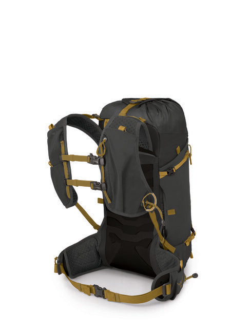 OSPREY TALON VELOCITY 20 σακίδιο πλάτης τουριστικό, σκούρο γκρι/ανοιχτό κίτρινο