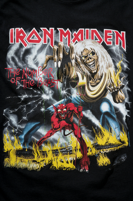 Brandit Iron Maiden Μπλουζάκι Number of the Beast II, μαύρο