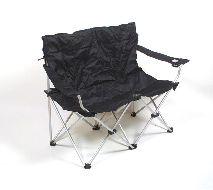BasicNature Love Seat Πολυθρόνα Ταξιδίου, Μαύρο
