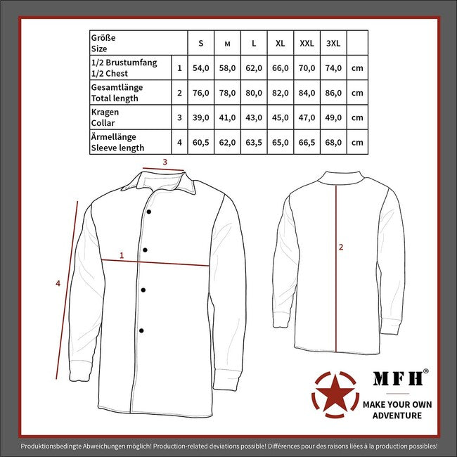 MFH Professional Attack Μακρυμάνικο Μπλουζάκι με Επίστρωση Teflon, khaki