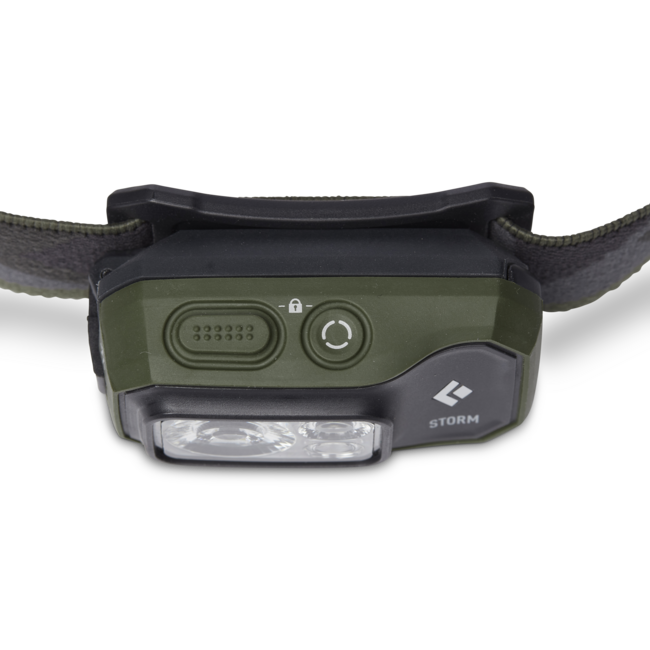 Black Diamond Storm 450 κεφαλόφωτο, σκούρο λαδί